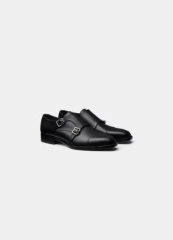 Black Double Monk Strap 10 Black Double Monk Strap -Cheap US Nice Clothes Store FW1031 31