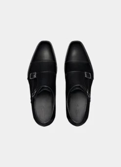 Black Double Monk Strap 11 Black Double Monk Strap -Cheap US Nice Clothes Store FW1031 32