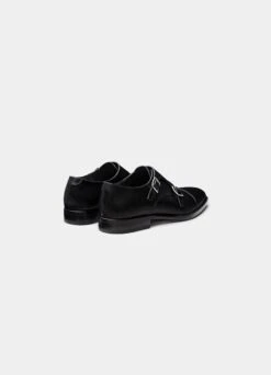 Black Double Monk Strap 13 Black Double Monk Strap -Cheap US Nice Clothes Store FW1031 34