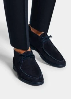 Navy Chukka Boot
