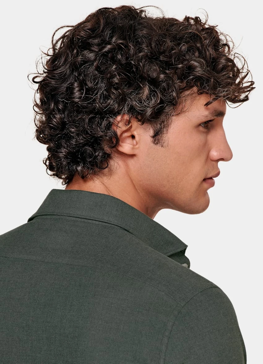 Green Slim Fit Shirt 6 Green Slim Fit Shirt - Image 6