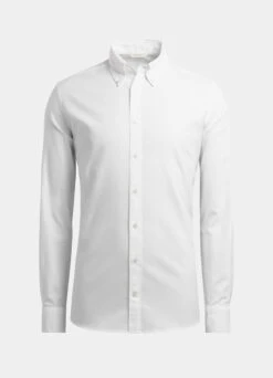 White Slim Fit Shirt -Cheap US Nice Clothes Store H6519 25