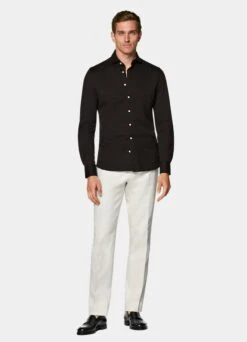 Brown Extra Slim Fit Shirt -Cheap US Nice Clothes Store H6521ESF 124