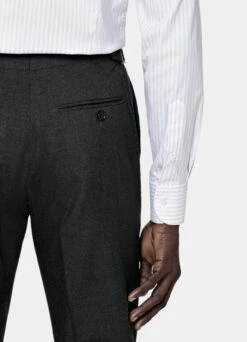 Purple Striped Poplin Extra Slim Fit Shirt -Cheap US Nice Clothes Store H6684ESF 103