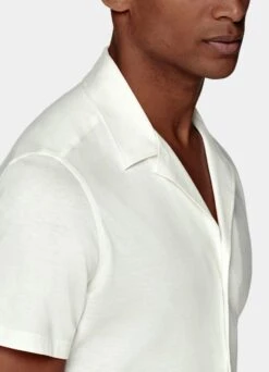 Off-White Camp Collar Extra Slim Fit Shirt -Cheap US Nice Clothes Store H6717 103