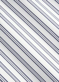 Navy Striped Slim Fit Shirt 12 Navy Striped Slim Fit Shirt -Cheap US Nice Clothes Store H6722 23