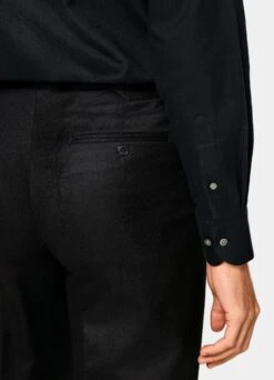 Black Slim Fit Shirt -Cheap US Nice Clothes Store H6801 103