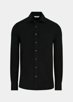 Black Slim Fit Shirt -Cheap US Nice Clothes Store H6801 25