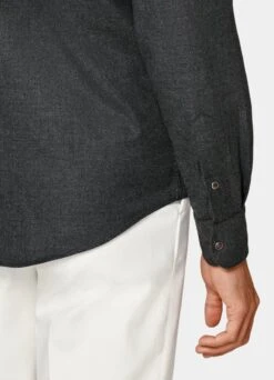 Dark Grey Western Shirt 10 Dark Grey Western Shirt -Cheap US Nice Clothes Store H6804 103