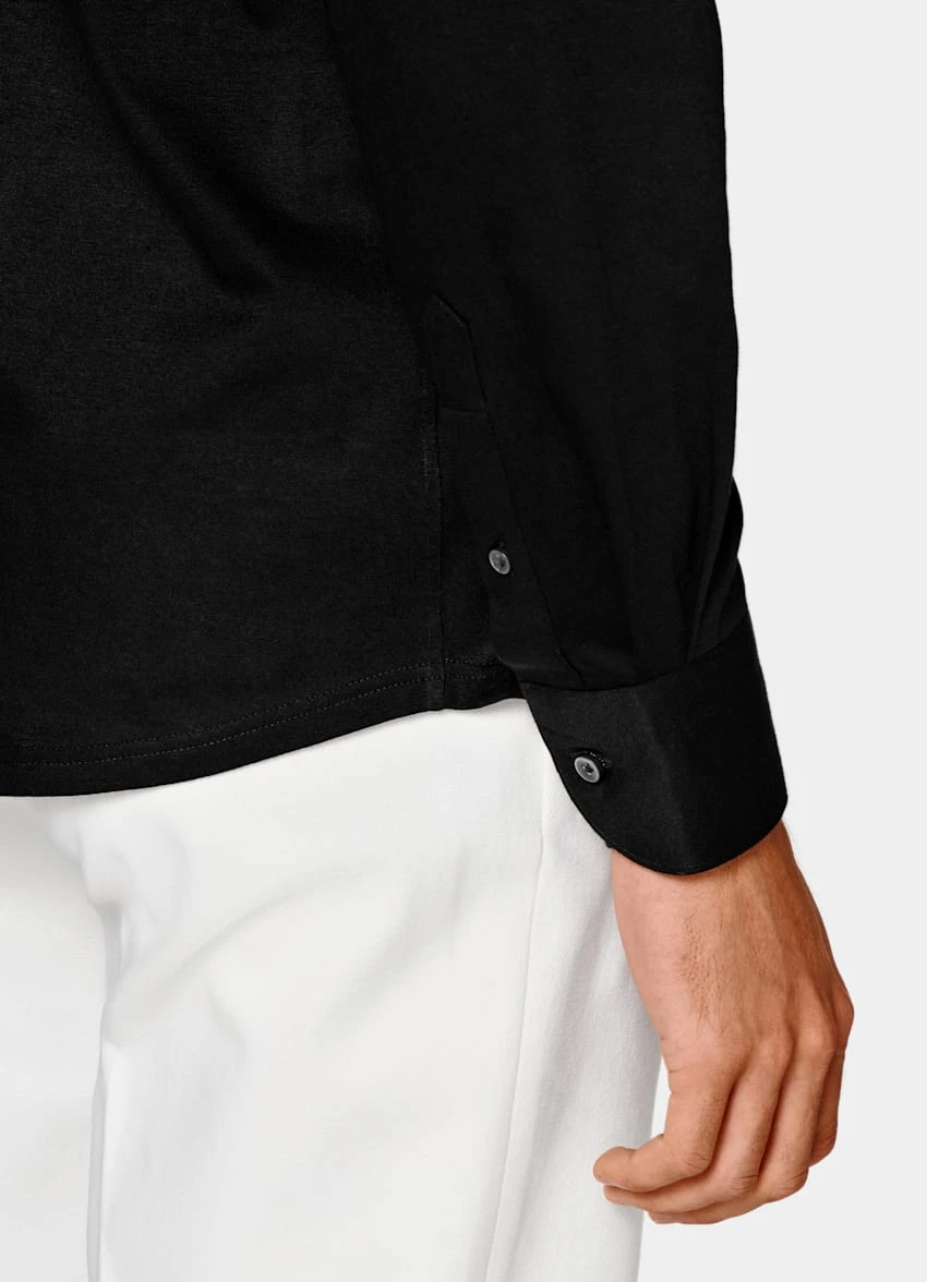 Black Extra Slim Fit Shirt 3 Black Extra Slim Fit Shirt - Image 3