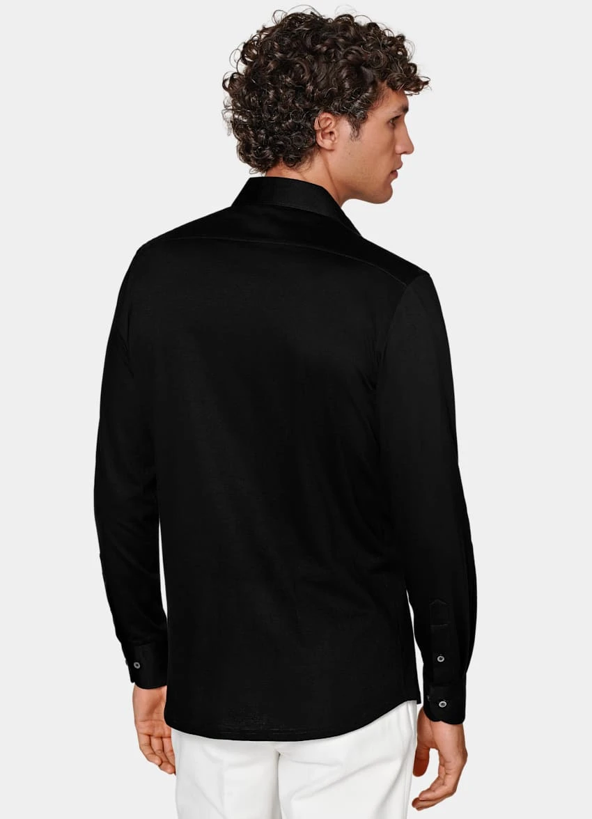 Black Extra Slim Fit Shirt 5 Black Extra Slim Fit Shirt - Image 5