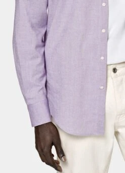 Purple Slim Fit Shirt -Cheap US Nice Clothes Store H6809 103