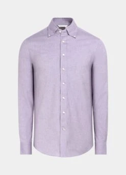 Purple Slim Fit Shirt -Cheap US Nice Clothes Store H6809 25
