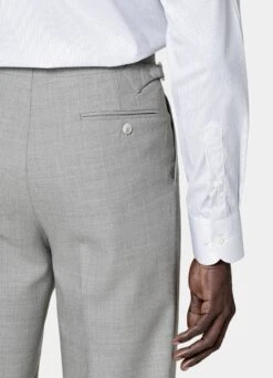 White Striped Twill Slim Fit Shirt -Cheap US Nice Clothes Store H6890 103