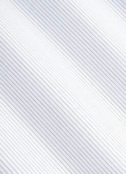 White Striped Twill Slim Fit Shirt -Cheap US Nice Clothes Store H6890 23