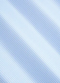 Light Blue Houndstooth Twill Slim Fit Shirt -Cheap US Nice Clothes Store H6892 23