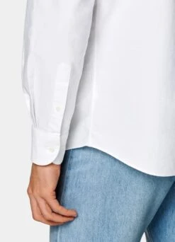 White Oxford Slim Fit Shirt 10 White Oxford Slim Fit Shirt -Cheap US Nice Clothes Store H6905 103