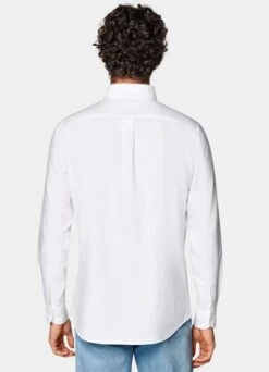 White Oxford Slim Fit Shirt 12 White Oxford Slim Fit Shirt -Cheap US Nice Clothes Store H6905 105