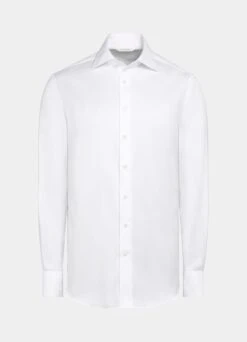 White Royal Oxford Slim Fit Shirt 15 White Royal Oxford Slim Fit Shirt -Cheap US Nice Clothes Store H9302 25