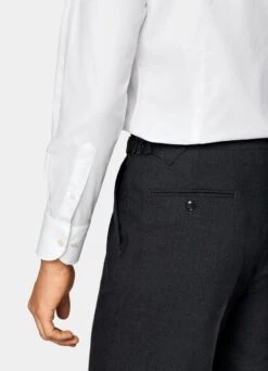 White Twill Extra Slim Fit Shirt -Cheap US Nice Clothes Store H9390ESF 103