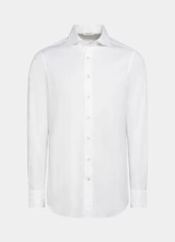 White Twill Extra Slim Fit Shirt -Cheap US Nice Clothes Store H9390ESF 25
