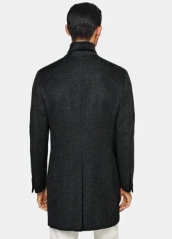 Dark Grey Overcoat -Cheap US Nice Clothes Store J1460 105
