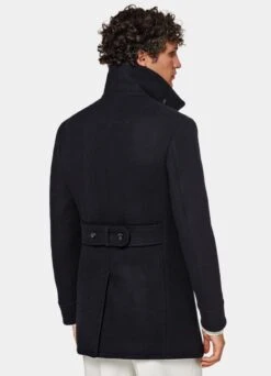 Navy Peacoat -Cheap US Nice Clothes Store J774 105