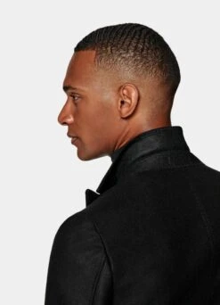 Black Overcoat -Cheap US Nice Clothes Store J812 105