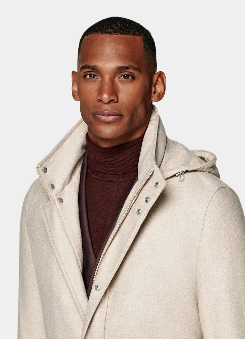 Light Brown Padded Parka 1 Light Brown Padded Parka