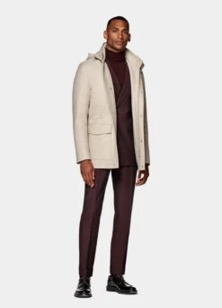 Light Brown Padded Parka 14 Light Brown Padded Parka -Cheap US Nice Clothes Store J923 104