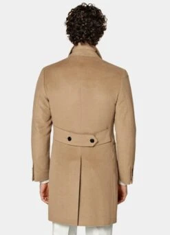 Mid Brown Overcoat -Cheap US Nice Clothes Store J926 105