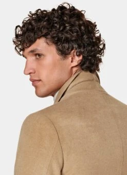 Mid Brown Overcoat -Cheap US Nice Clothes Store J926 106