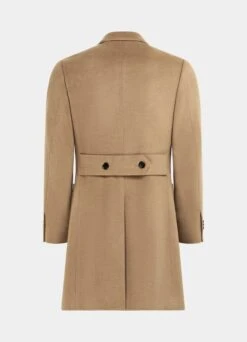 Mid Brown Overcoat -Cheap US Nice Clothes Store J926 26