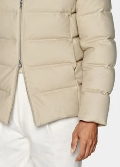 Light Brown Down Jacket -Cheap US Nice Clothes Store J933 103