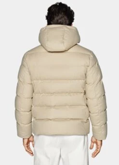 Light Brown Down Jacket -Cheap US Nice Clothes Store J933 105
