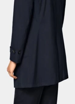 Navy Raincoat -Cheap US Nice Clothes Store J937 103