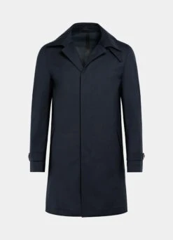 Navy Raincoat -Cheap US Nice Clothes Store J937 25
