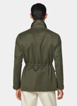 Dark Green Field Jacket -Cheap US Nice Clothes Store J939 125