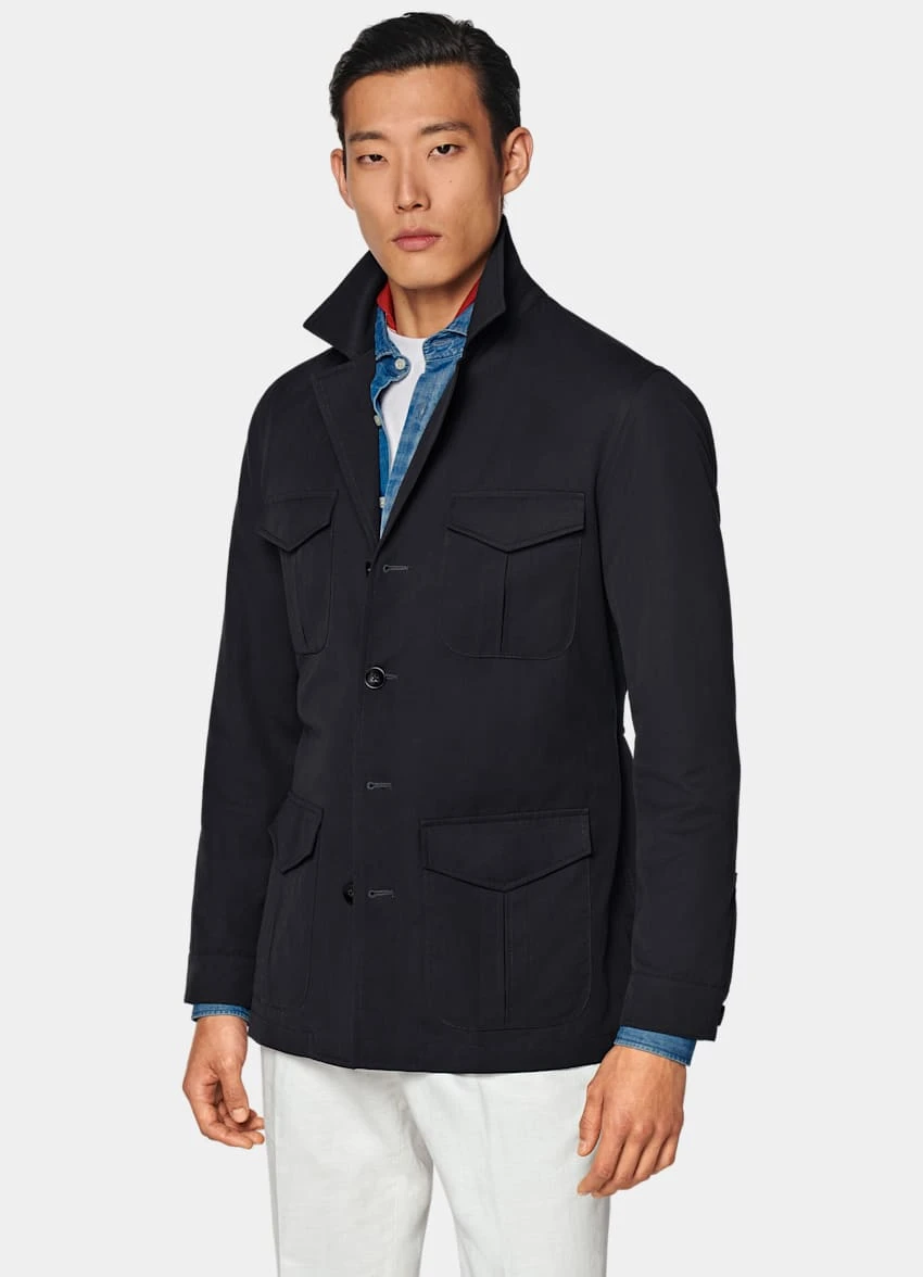 Navy Field Jacket 2 Navy Field Jacket - Image 2