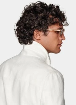 White Bomber Jacket -Cheap US Nice Clothes Store J944 106