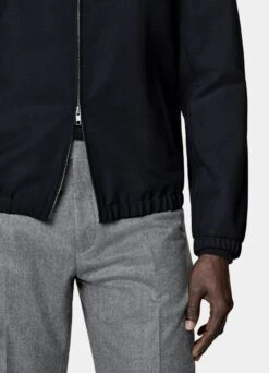 Navy Bomber Jacket -Cheap US Nice Clothes Store J953 103