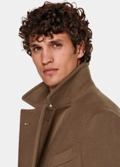 Mid Brown Polo Coat