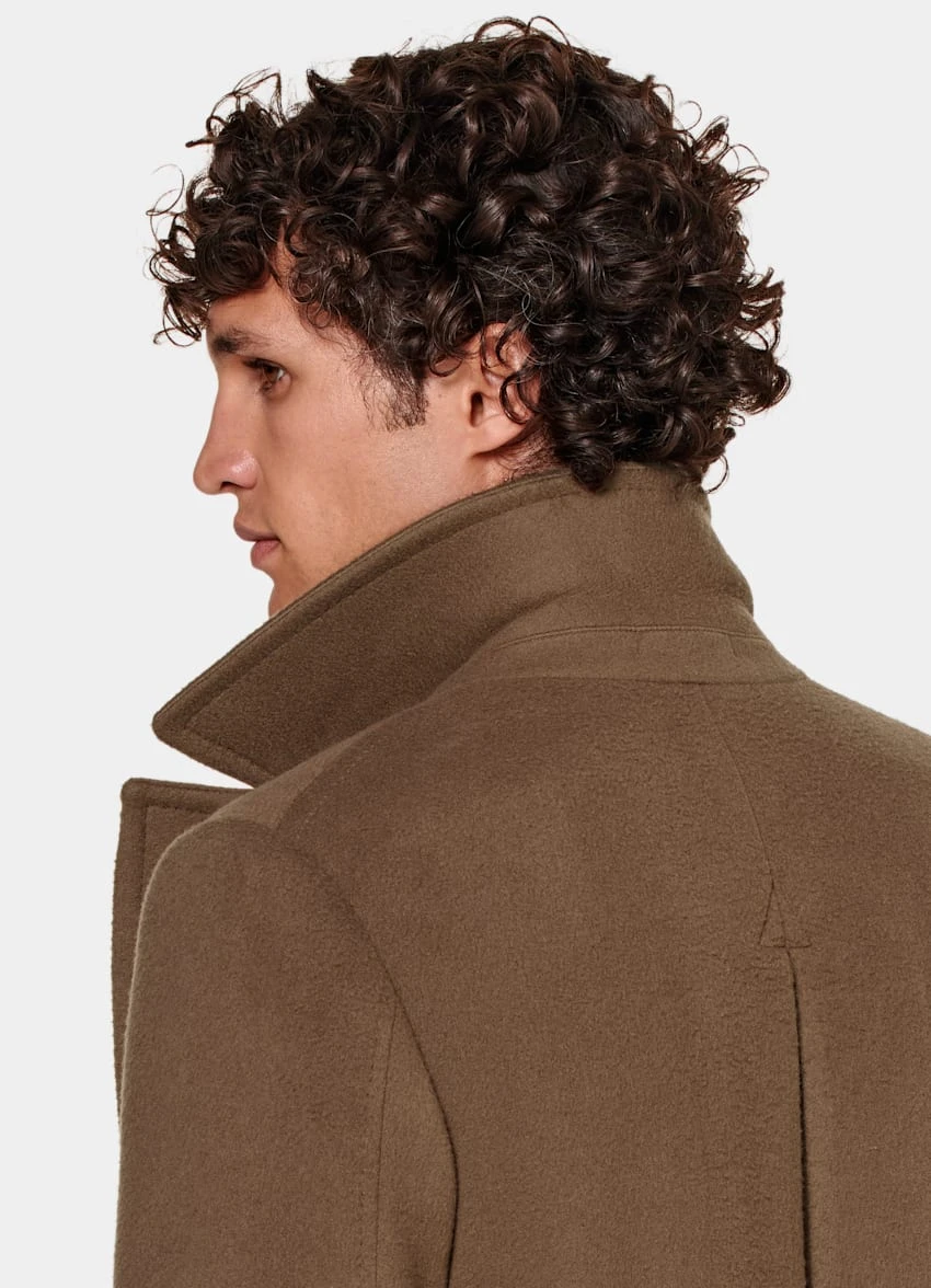 Mid Brown Polo Coat 6 Mid Brown Polo Coat - Image 6