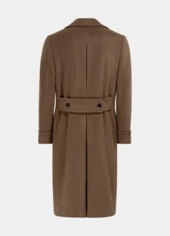 Mid Brown Polo Coat 17 Mid Brown Polo Coat -Cheap US Nice Clothes Store J961 26