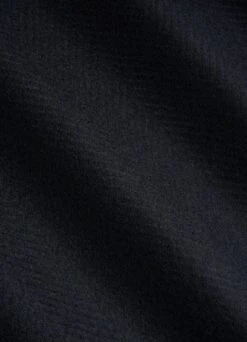 Navy Herringbone Belted Overcoat -Cheap US Nice Clothes Store J963 23