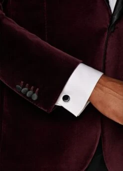 Silver Round Cufflinks