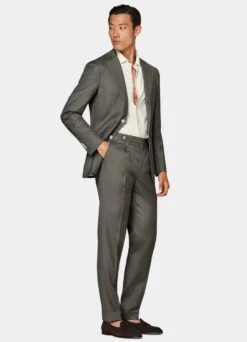 Mid Green Perennial Havana Suit -Cheap US Nice Clothes Store P6374 104