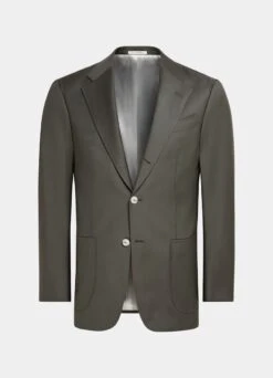 Mid Green Perennial Havana Suit -Cheap US Nice Clothes Store P6374 25