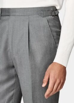 Mid Grey Perennial Havana Suit -Cheap US Nice Clothes Store P6377 107