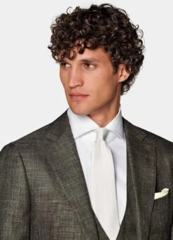 Dark Brown Three-Piece Havana Suit